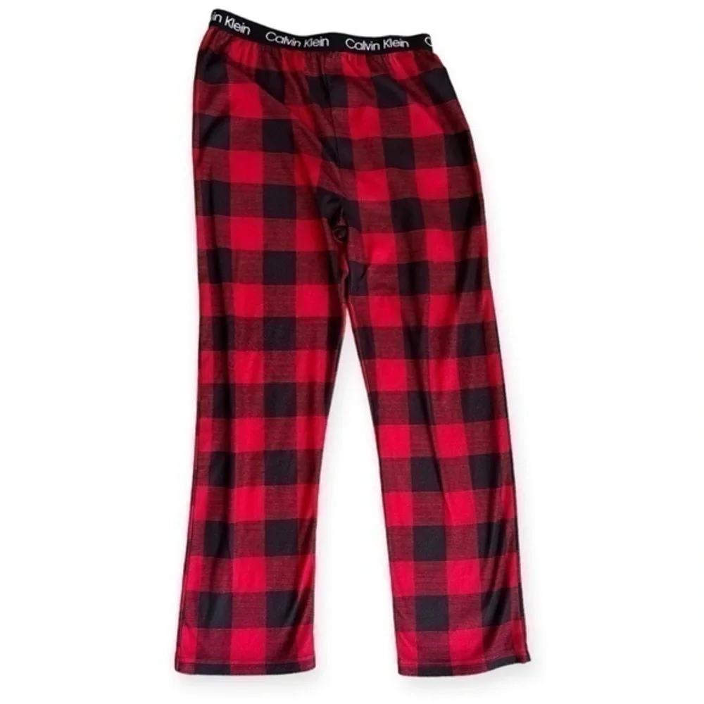 Calvin Klein Buffalo plaid lightweight flannel sleep pants